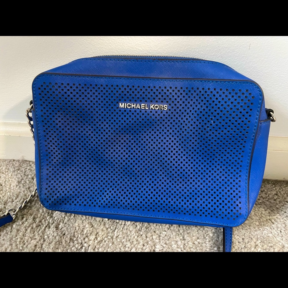 Royal Blue Michael Kors Crossbody Bag